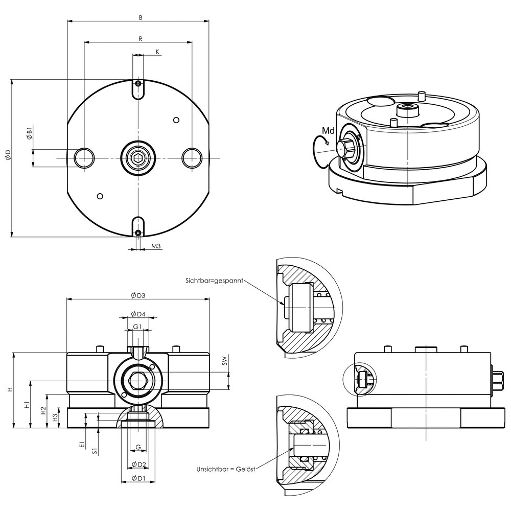 картинка Механическая цанга - базовый элемент АМF 567122 от магазина "Элит-инструмент"