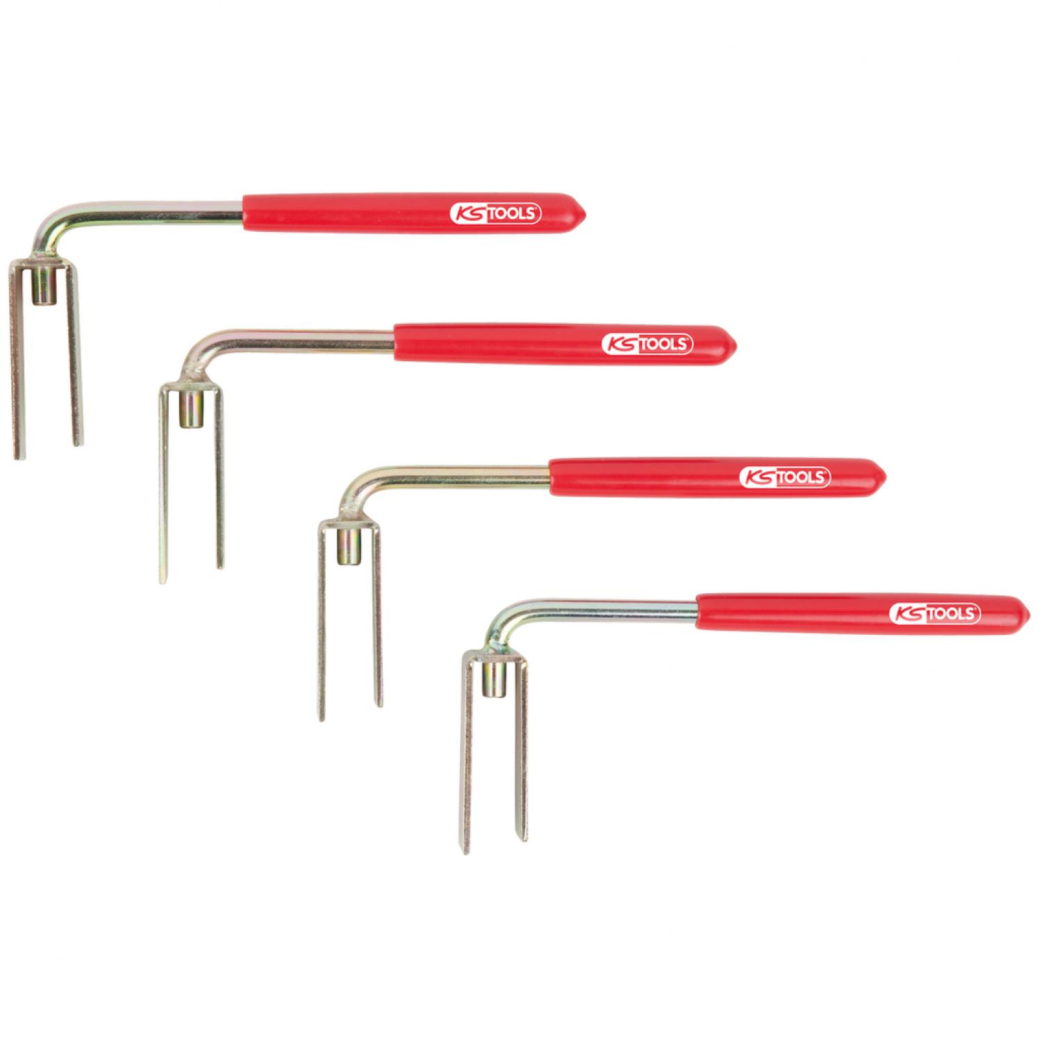 Комплект вилок для демонтажа стоп-сигналов Mercedes, 4 шт