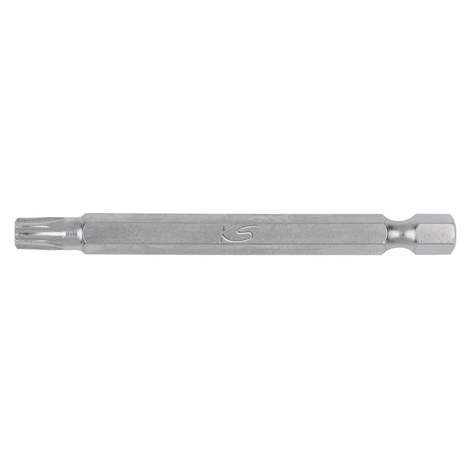 Бит 1/4" с профилем Torx, с отверстием, 75 мм, ТВ7