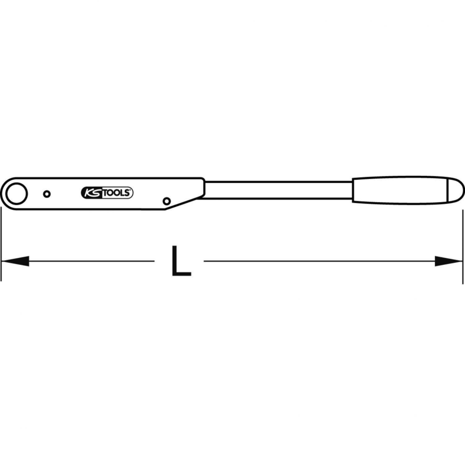 картинка Контрольный динамометрический ключ 3/4'', 96-480 Нм от магазина "Элит-инструмент"