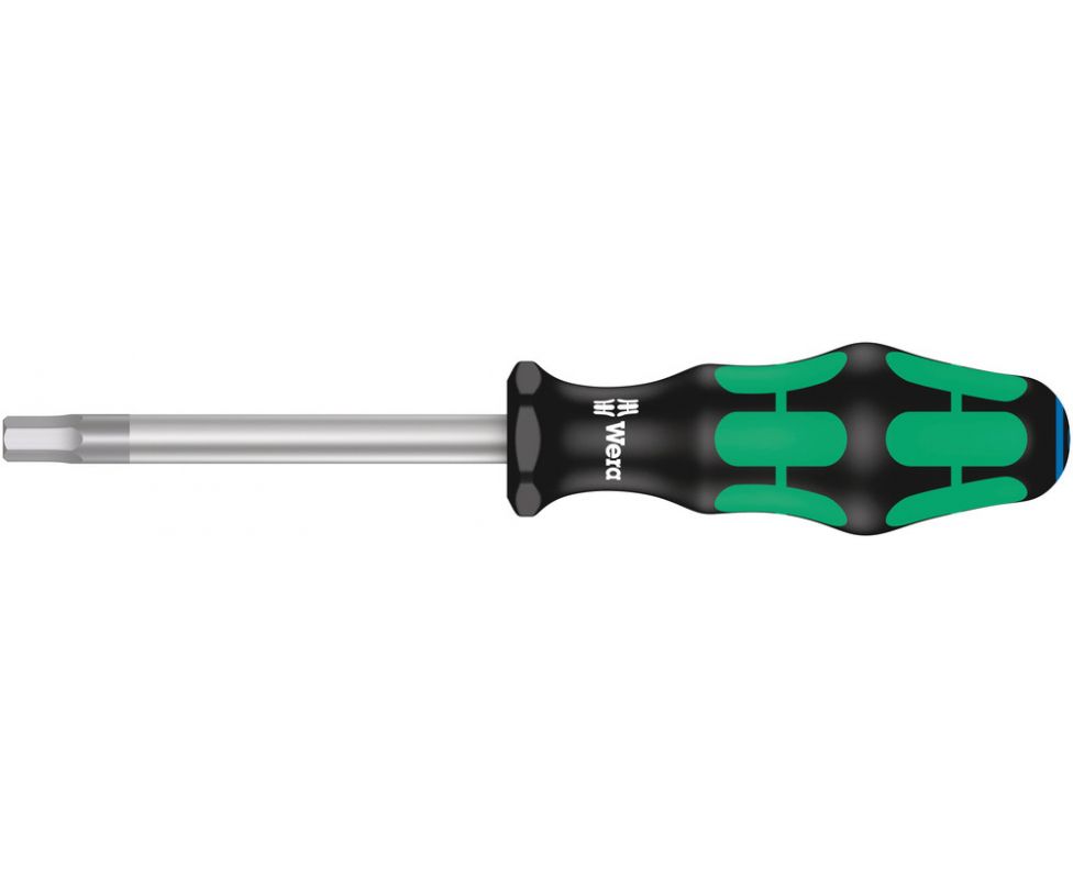 картинка Отвертка HEX-Plus Wera Kraftform 354 WE-023107 2.5 х 75 шестигранная для винтов с шестигранной головкой от магазина "Элит-инструмент"