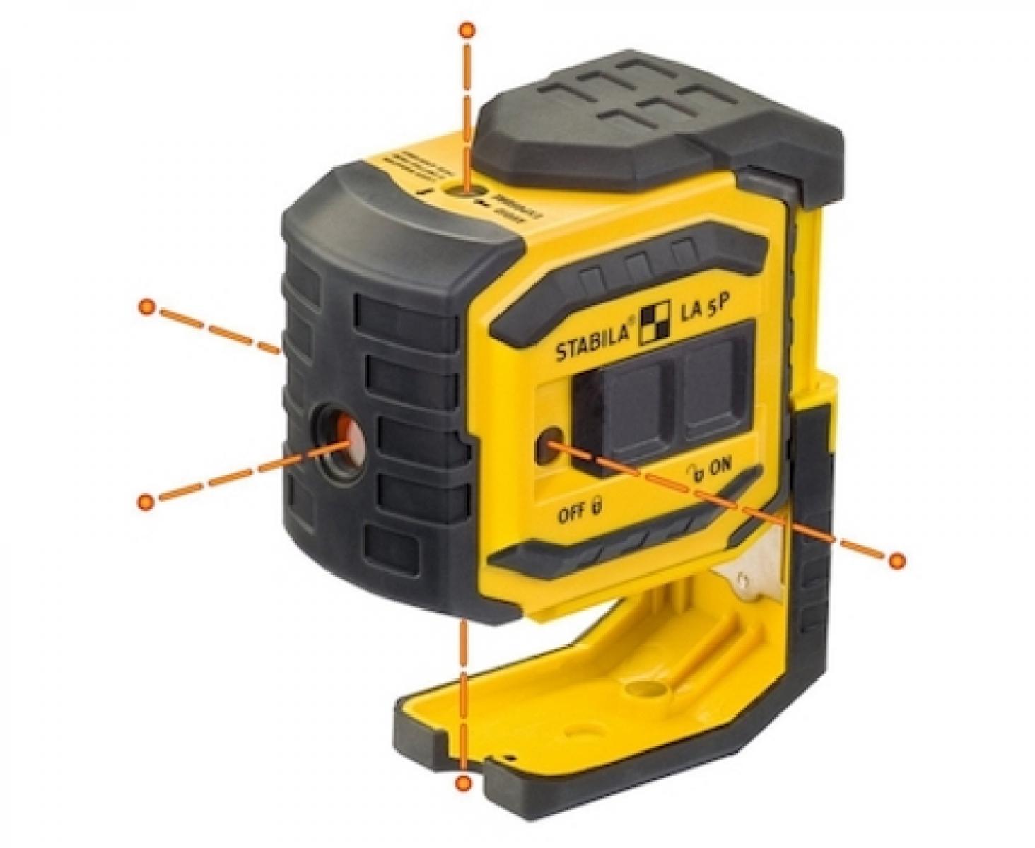 картинка Построитель точек лазерный пятиточечный LA-5P Stabila 18328 от магазина "Элит-инструмент"