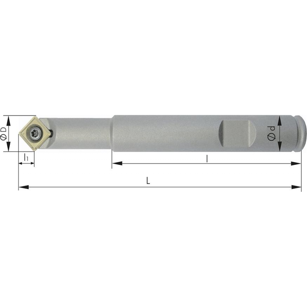 Фреза для удаления заусенцев/центрирования 45G, Z1, D12мм FORMAT 2999 1750 Fplus