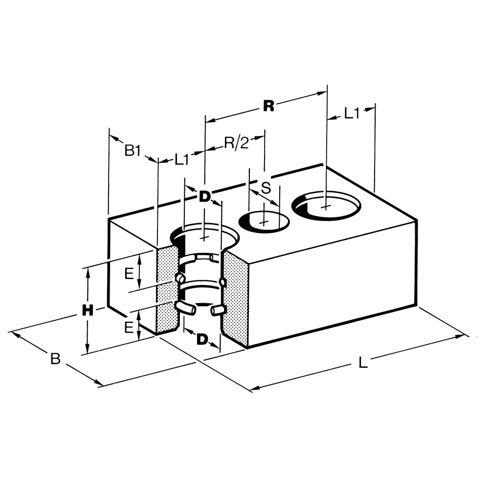 картинка Распорная пластина с позиционированием АМF 79095 от магазина "Элит-инструмент"