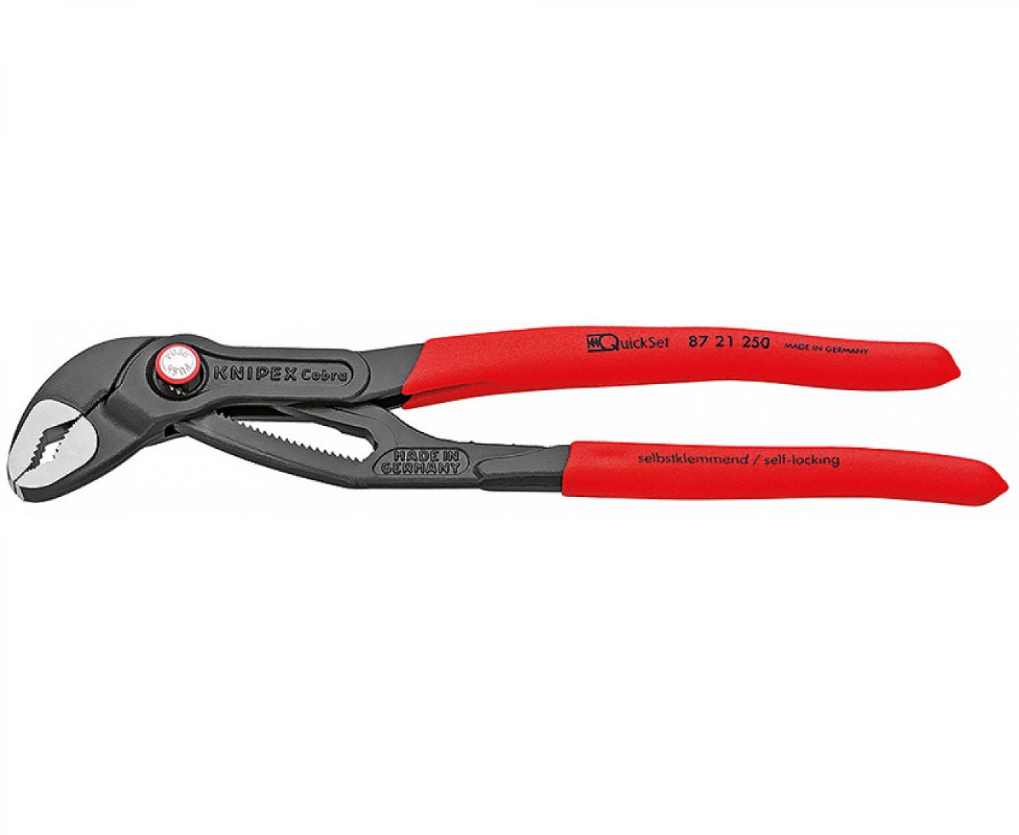 KNIPEX Cobra QuickSet высокотехнологичные сантехнические клещи KN-8721250