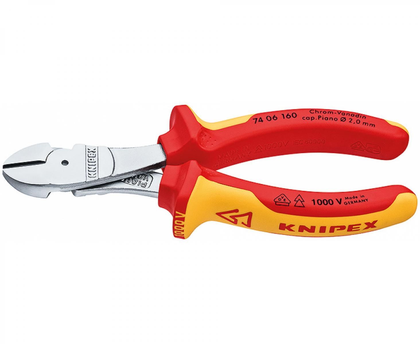 Кусачки боковые VDE особой мощности Knipex KN-7406160