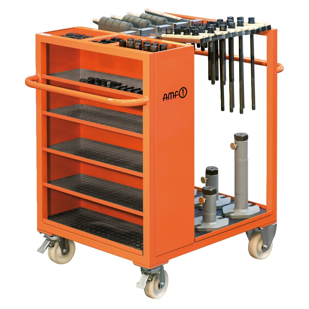 Тележка для зажимного оборудования с базовым набором зажимного оборудования АМF 73270