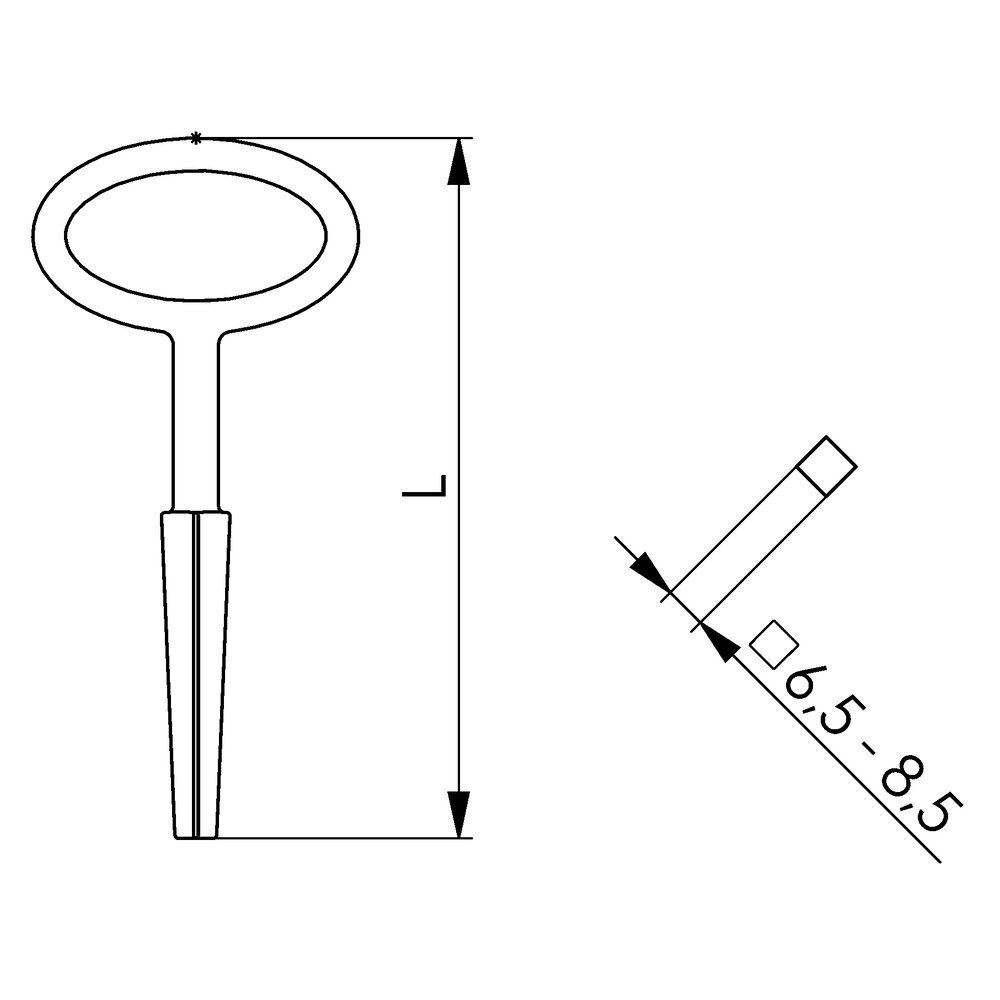 картинка Клавиша двойного окна АМF 18887 от магазина "Элит-инструмент"