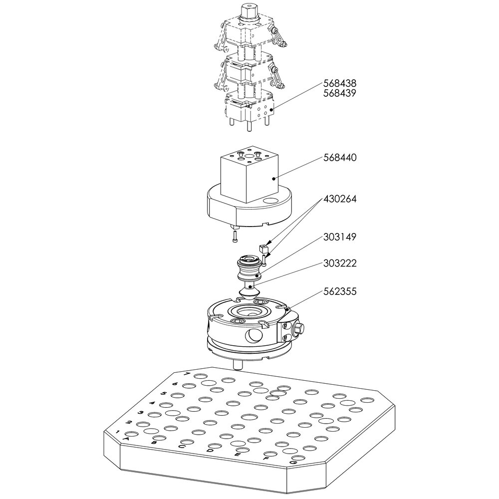 картинка Переходник для системы многократного зажима "EasyVise" АМF 568440 от магазина "Элит-инструмент"