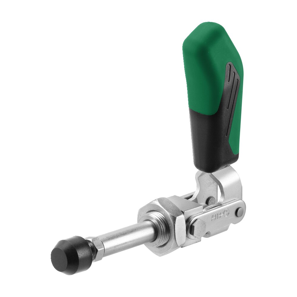 Шарнирный зажим двухтактного типа с зеленой ручкой АМF 557550