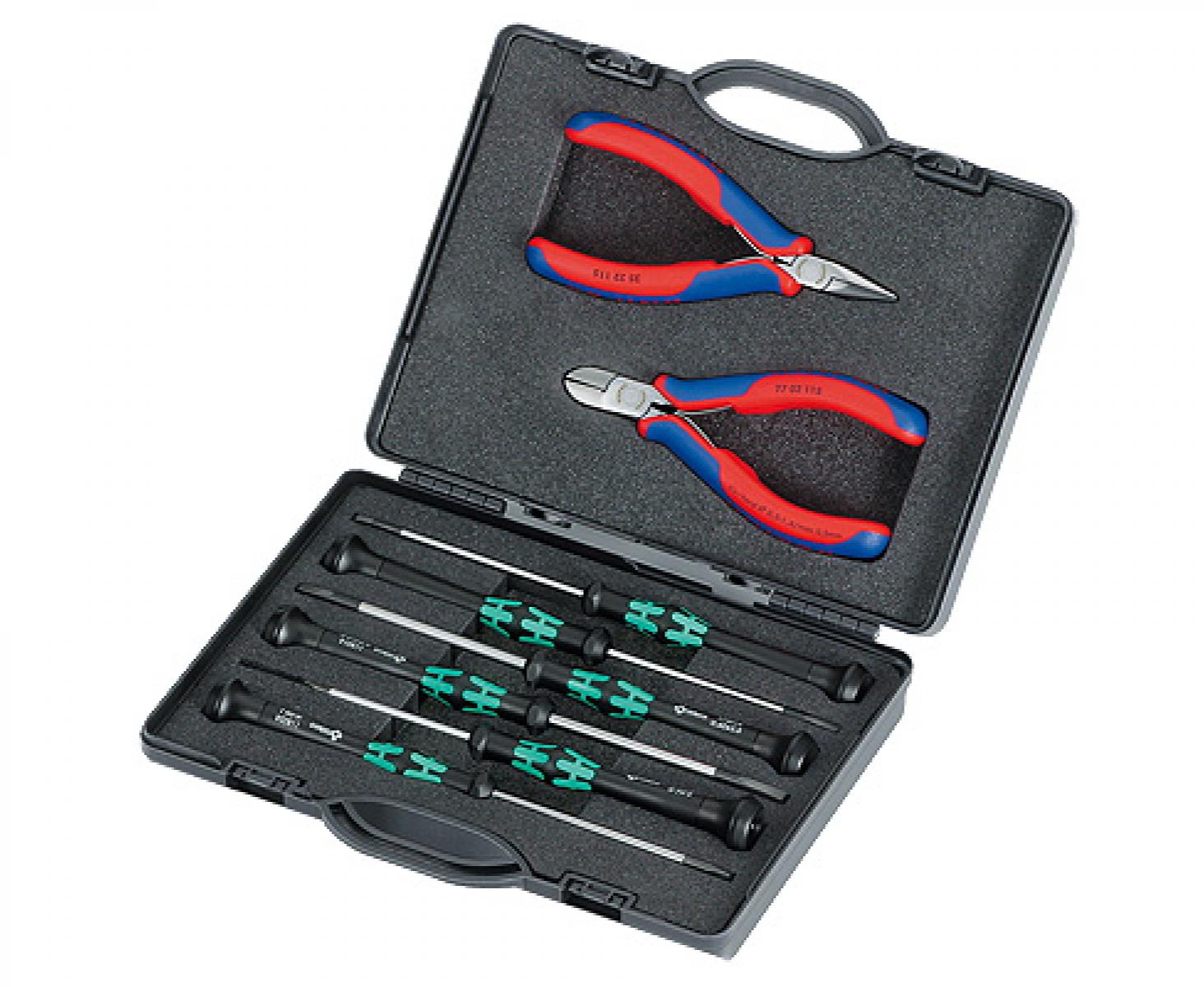 картинка Набор инструментов для электроники Knipex KN-002018 от магазина "Элит-инструмент"