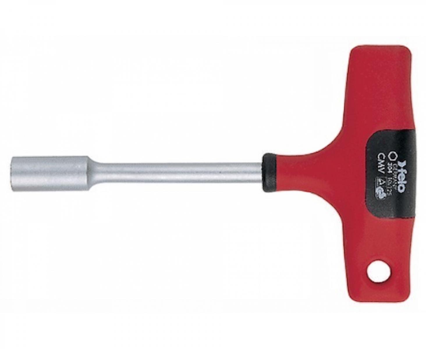 Отвертка-торцовый ключ Т-образная HEX Nut Felo М6,0 x 230 30406880 для винтов с наружным шестигранником