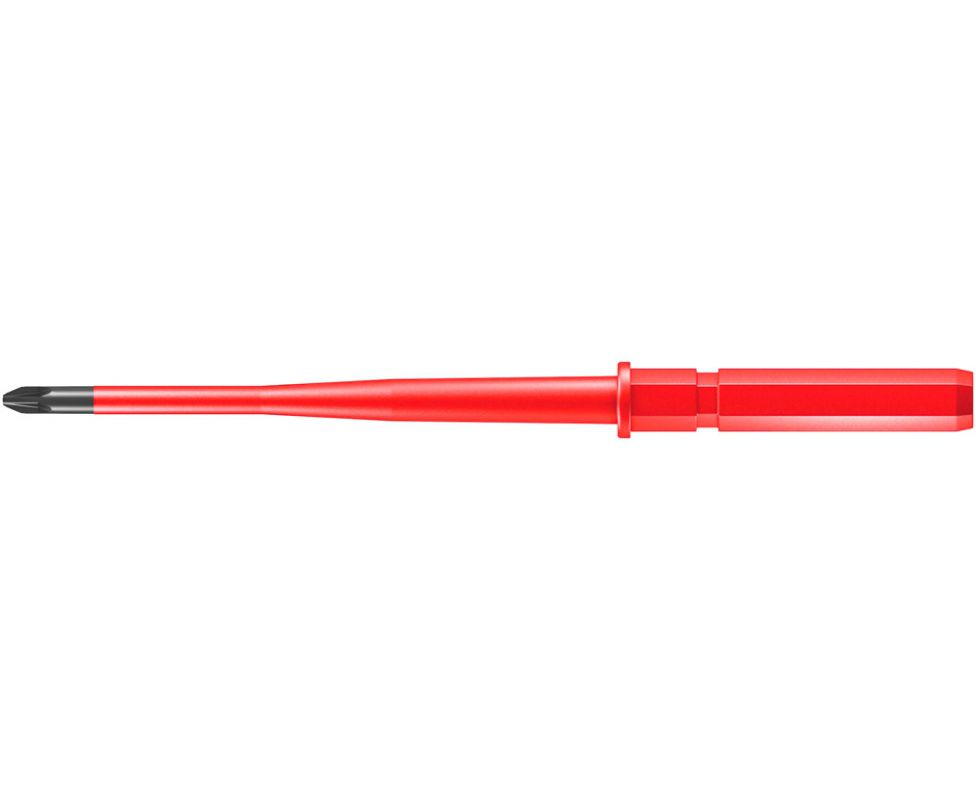 картинка Отвертка Wera Kraftform Kompakt VDE 65 iS PZ/S WE-003447 # 1 х 154 комбинированная Pozidriv/шлиц изолированная от магазина "Элит-инструмент"
