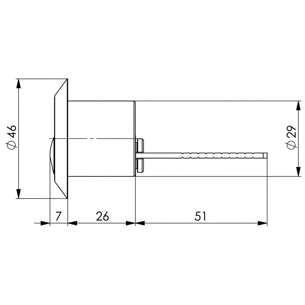 картинка Z-образный круглый цилиндр АМF 16451 от магазина "Элит-инструмент"