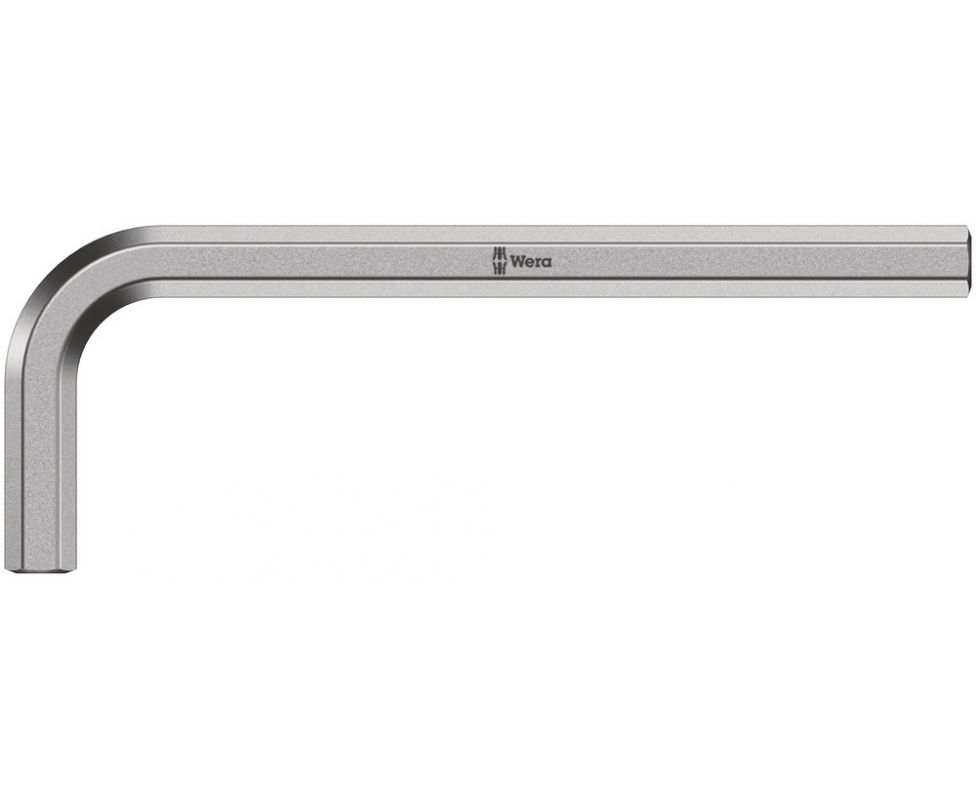 Г-образный ключ 4 мм, метрический, хромированный Wera 950 WE-021030