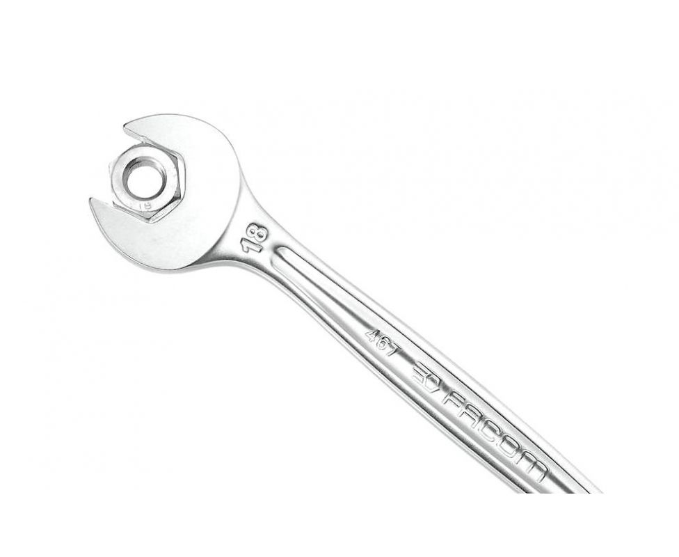 картинка Ключ гаечный комбинированный с трещоткой 13 мм Facom 467B.13 от магазина "Элит-инструмент"