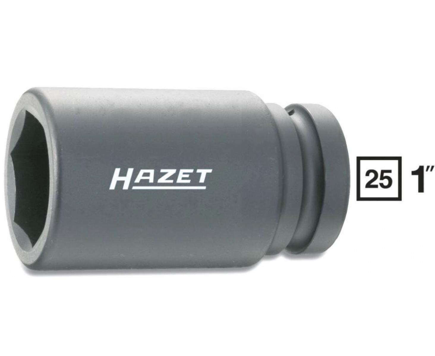 Торцовая головка ударная длинная HEX Nut 1" 27 мм Hazet 1100SLG-27