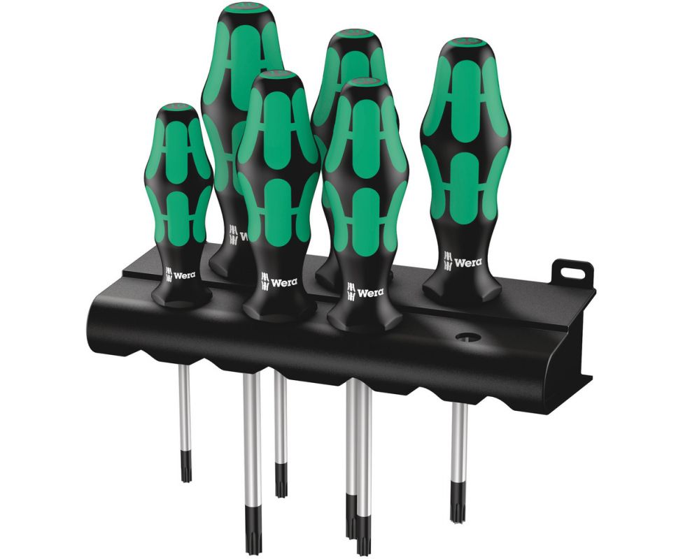 Набор отверток Wera Kraftform Plus 367/6 TORX WE-028062 + подставка