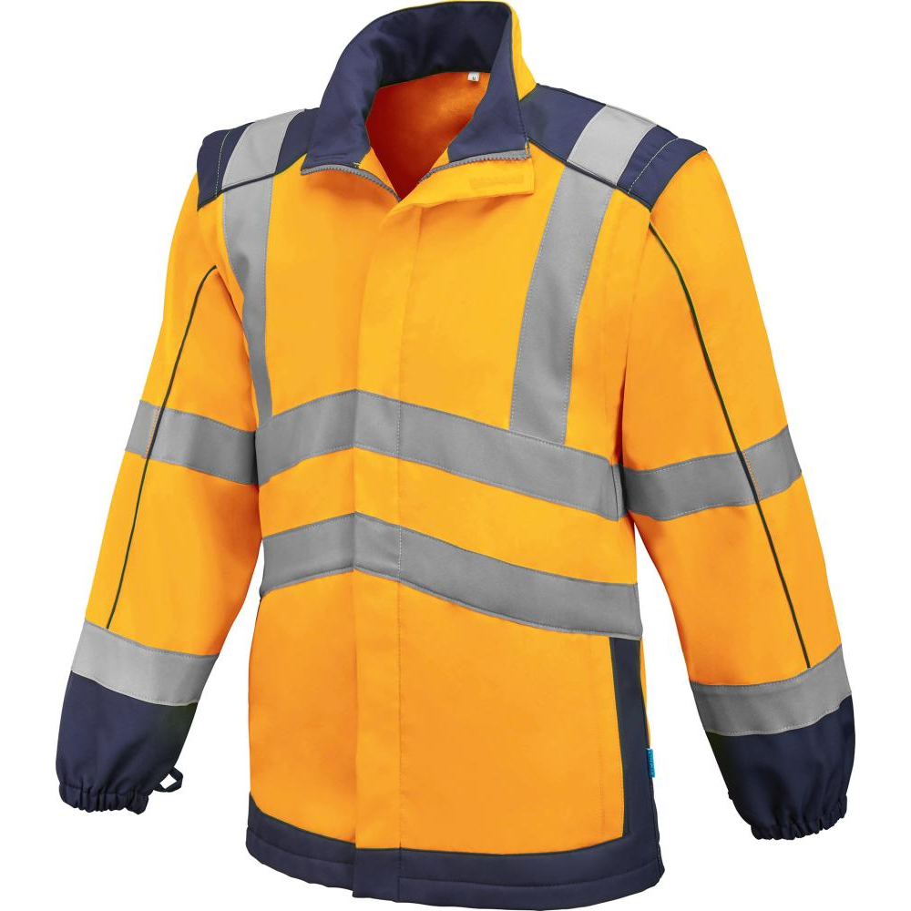 картинка Светоотражающая курткаJasper, софтшелл, размер S, оранжевый/синий, FORMAT 6315 5803 Fplus от магазина "Элит-инструмент"