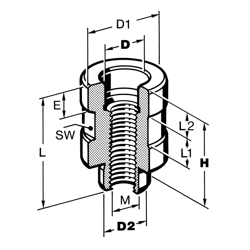 картинка Опорный центрирующий штифт АМF 88641 от магазина "Элит-инструмент"