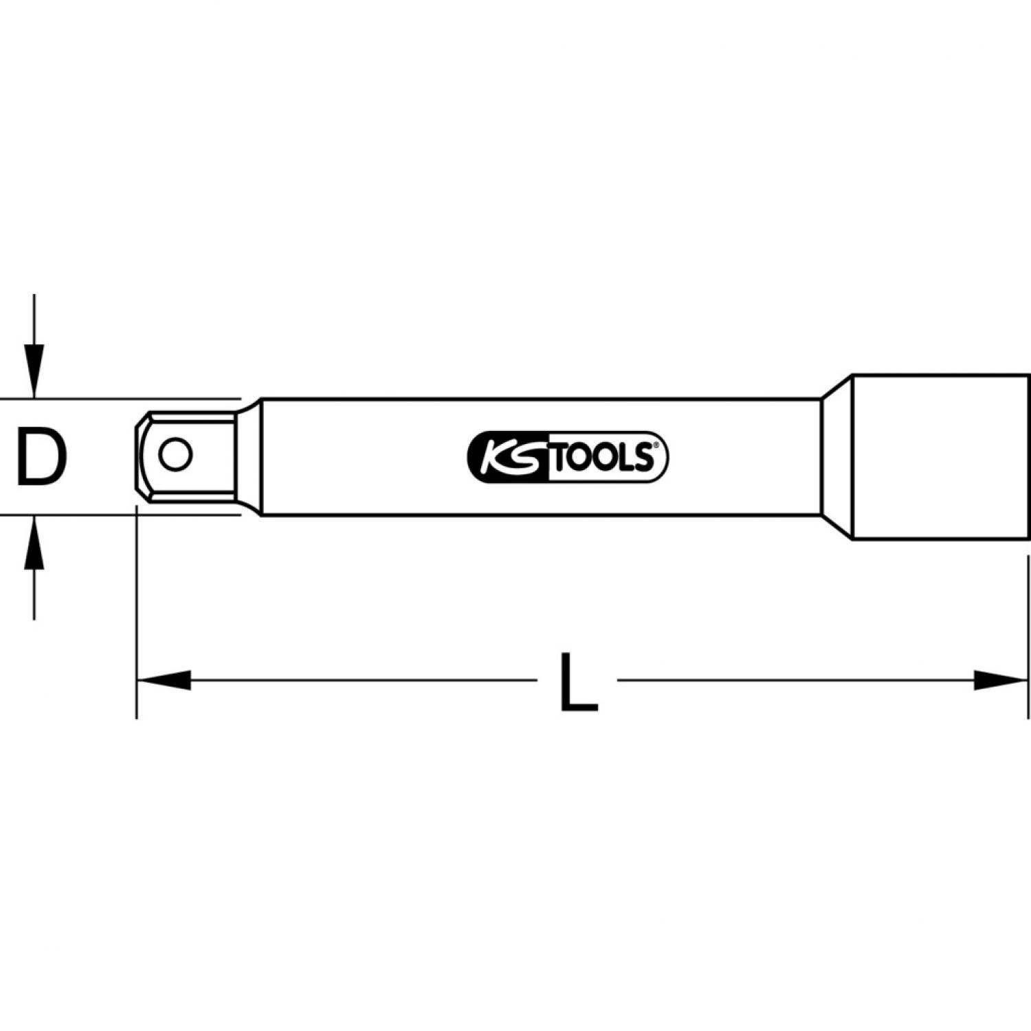 картинка Удлинитель для метчика, 2,1 мм/M1-M2,6 от магазина "Элит-инструмент"