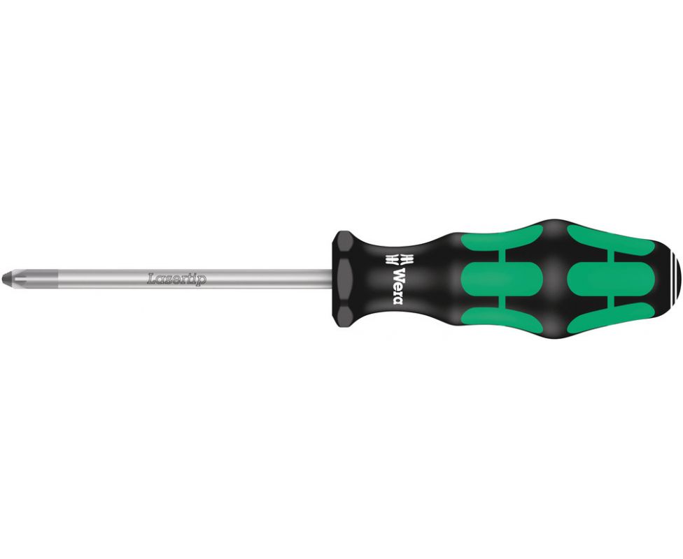 картинка Отвертка Pozidriv Wera Kraftform 355 PZ WE-009319 PZ 2 х 300 крестовая от магазина "Элит-инструмент"