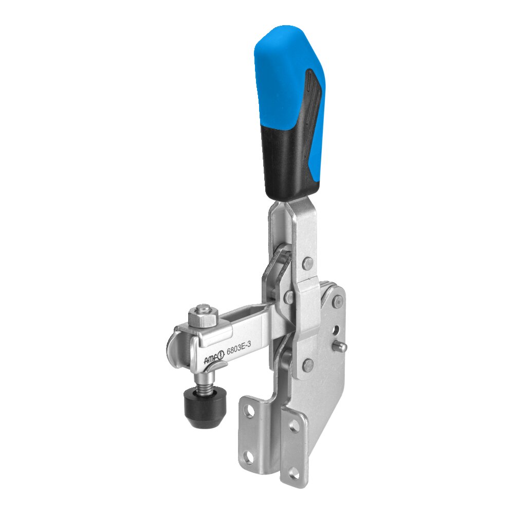Вертикальный шарнирный зажим с синей ручкой АМF 557632