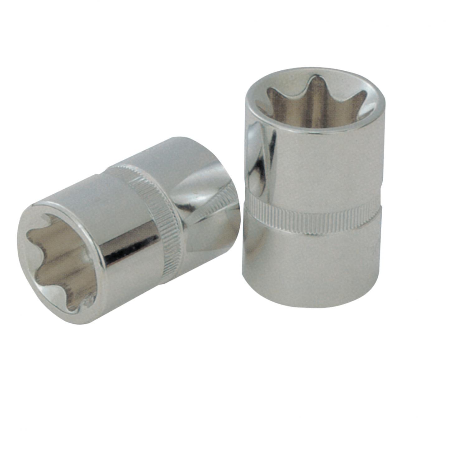 Торцовая головка CHROMEplus 3/8'' с внешним профилем Torx, E7