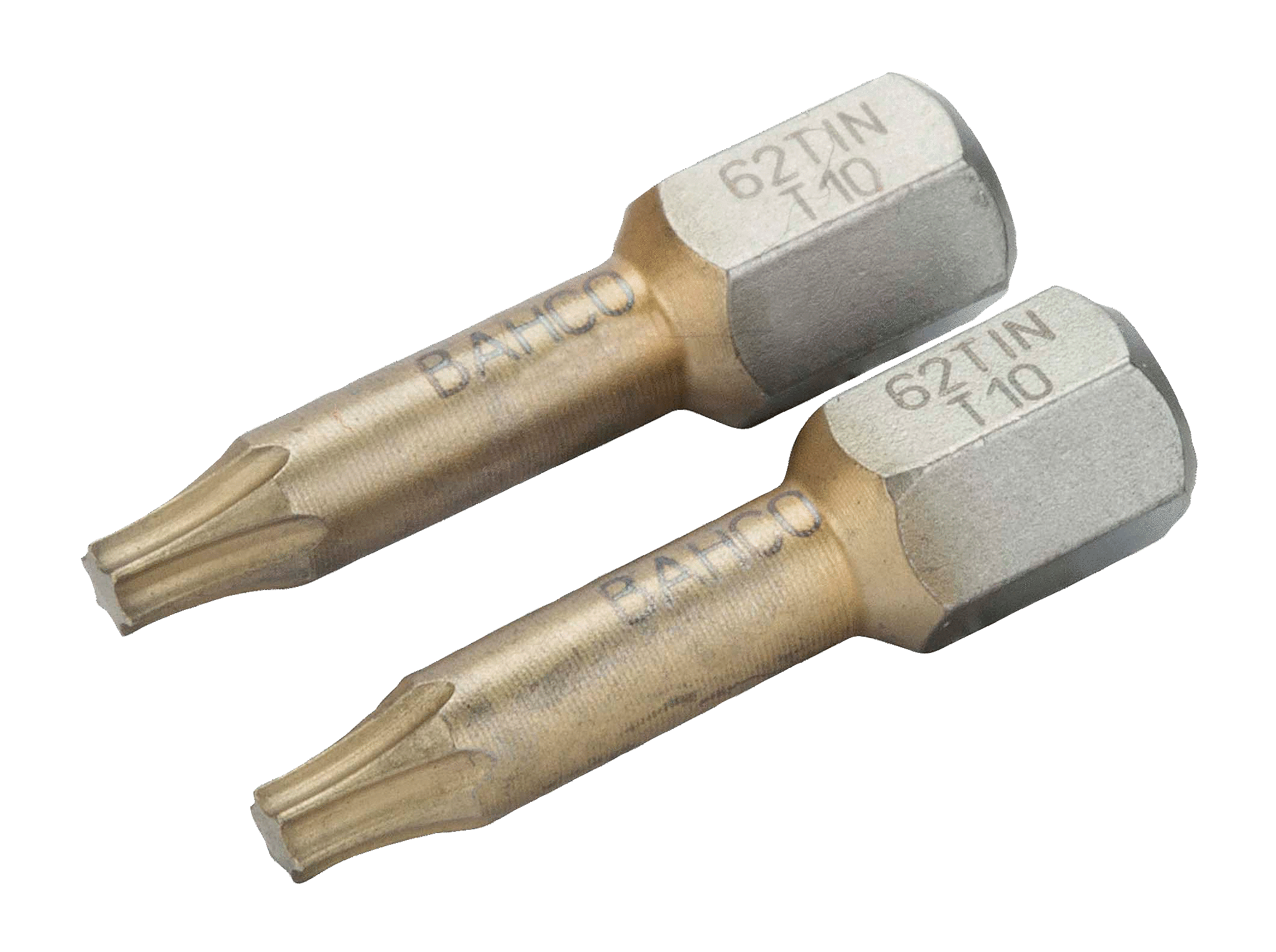 картинка Торсионные биты с покрытием из нитрида титана для отверток Torx®, 25 мм BAHCO 62TIN/T25 от магазина "Элит-инструмент"