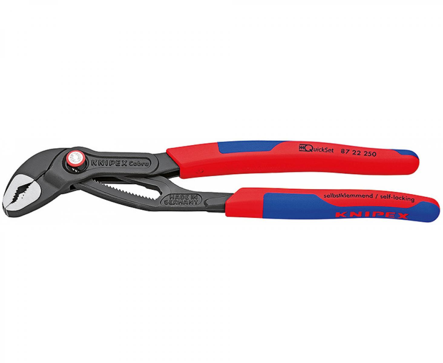 KNIPEX Cobra QuickSet высокотехнологичные сантехнические клещи KN-8722250