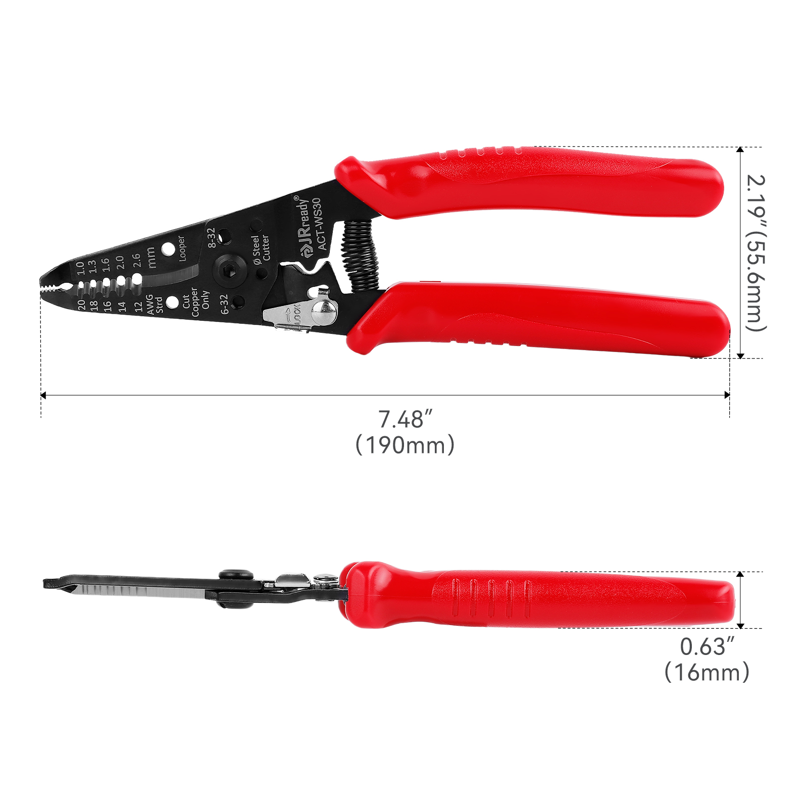 картинка JRready ACT-WS30 Wire Stripper от магазина "Элит-инструмент"