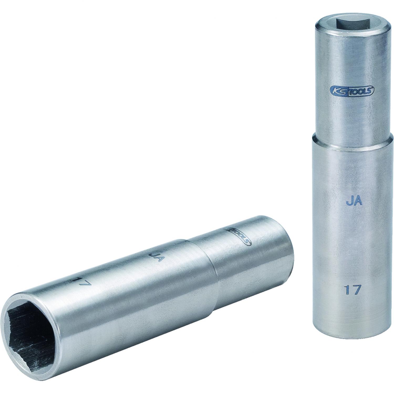 Торцовая головка TITANplus 3/8", 17 мм, длинная
