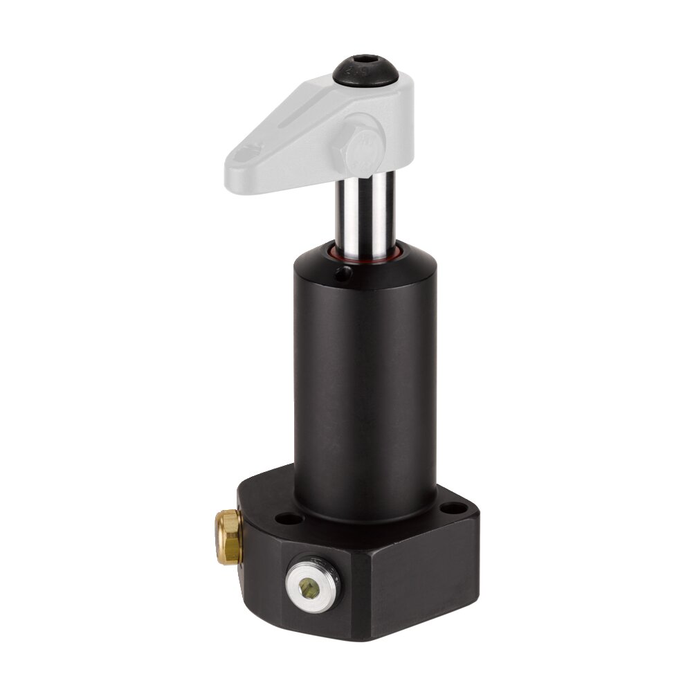 Поворотный зажим, крепление к основанию на фланце, прецизионная конструкция АМF 327874