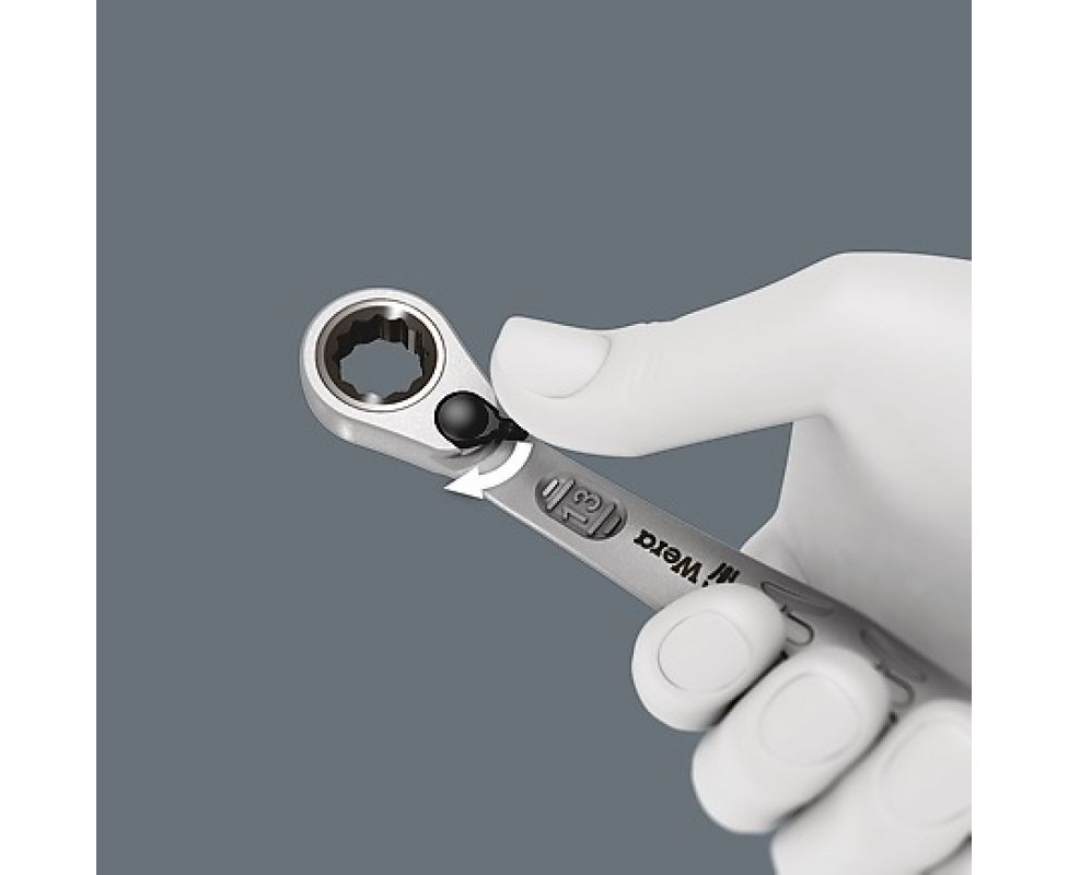 картинка Ключ с кольцевой трещоткой Wera Joker Switch WE-020072 17 х 225 мм комбинированный от магазина "Элит-инструмент"