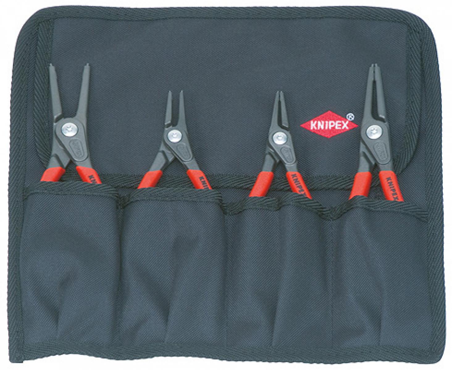Набор прецизионных щипцов для стопорных колец, 4 предмета Knipex KN-001957