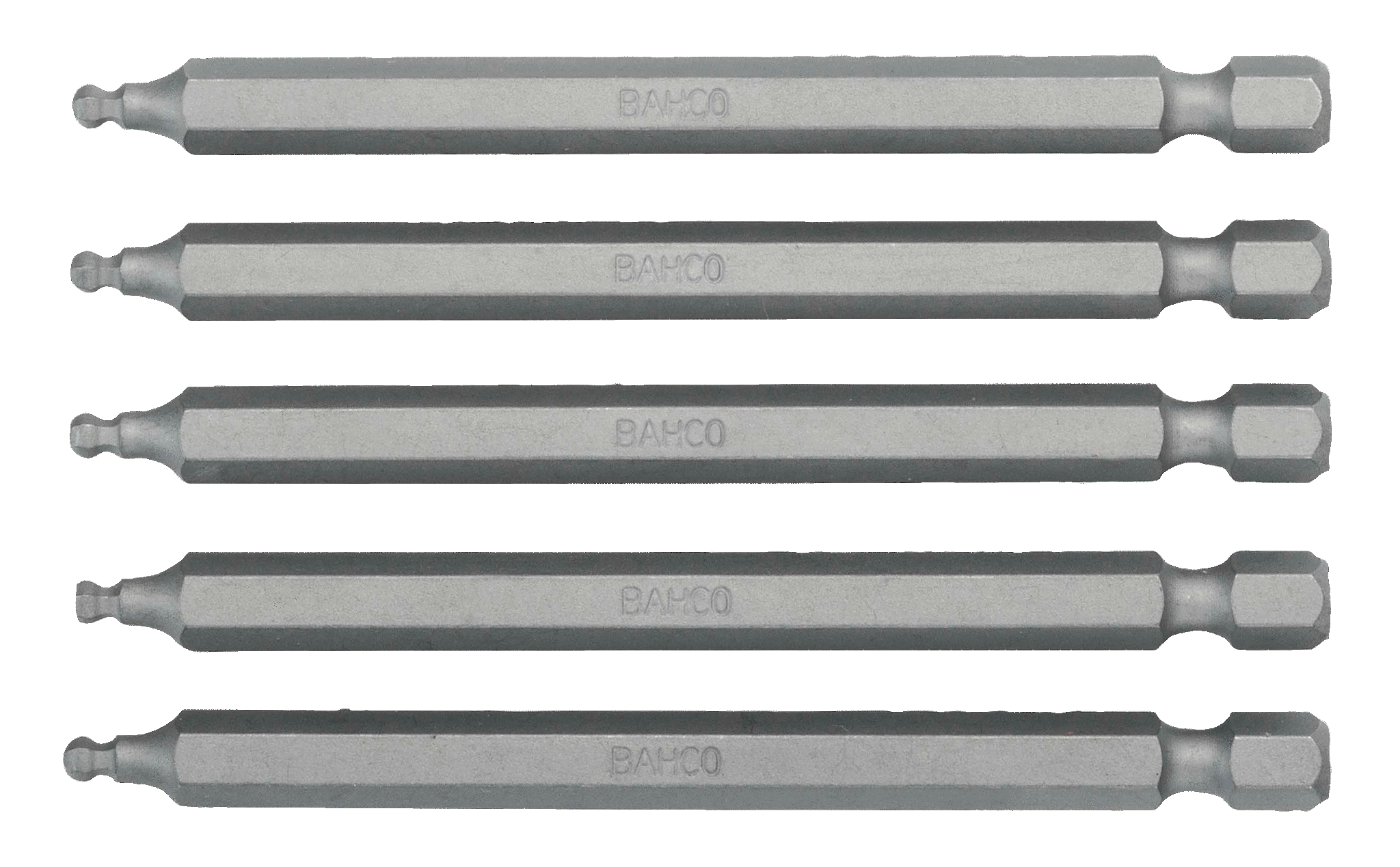 картинка Шестигранные биты с шаровым наконечником для стандартных отверток, метрические размеры, 89 мм BAHCO 59S/H3BALL от магазина "Элит-инструмент"