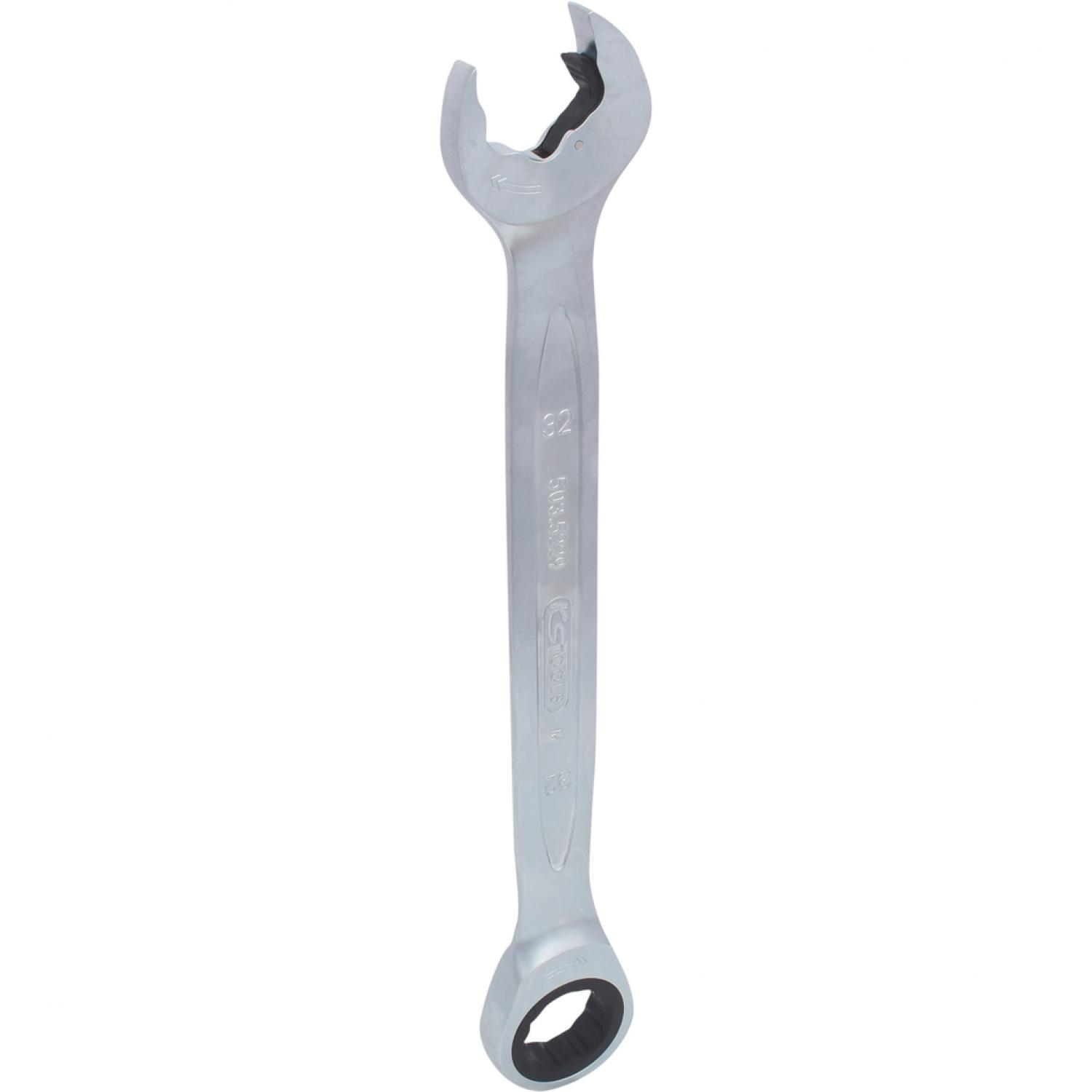 картинка Комбинированный ключ с трещоточным зевом DUO GEARplus, 32 мм от магазина "Элит-инструмент"