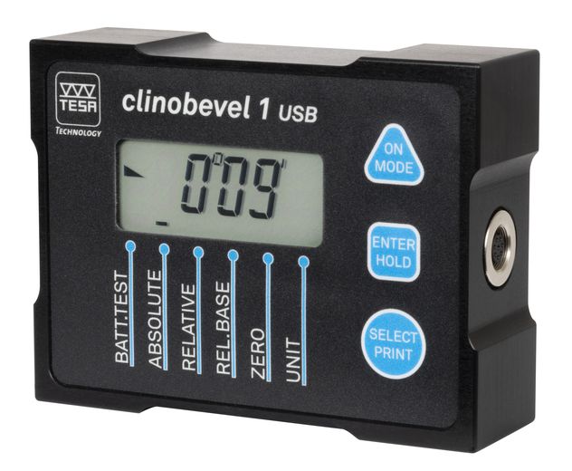 картинка 05330203 Электронный прибор ClinoBEVEL 1 USB TESA от магазина "Элит-инструмент"