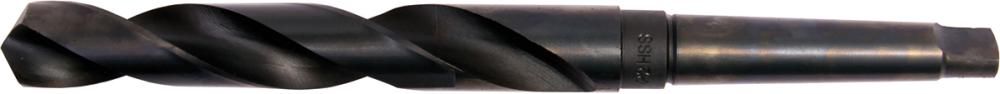 картинка Сверло HSS с конусом Морзе, FORTIS 4317784770729 (сверло ø - 23 мм / длина спирали - 155 мм / общая длина - 253 мм / конический хвостовик - MT 2) от магазина "Элит-инструмент"