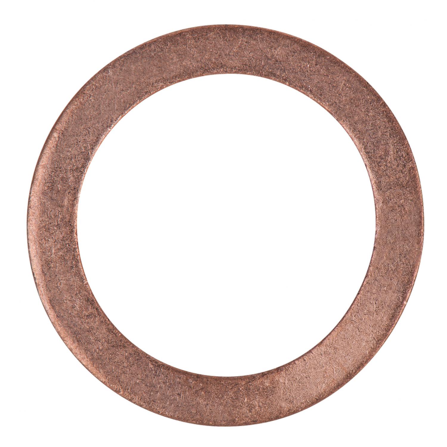 Уплотнительное кольцо, медное, внешний Ø 26 мм, внутренний Ø 19 мм, 10 шт в упаковке
