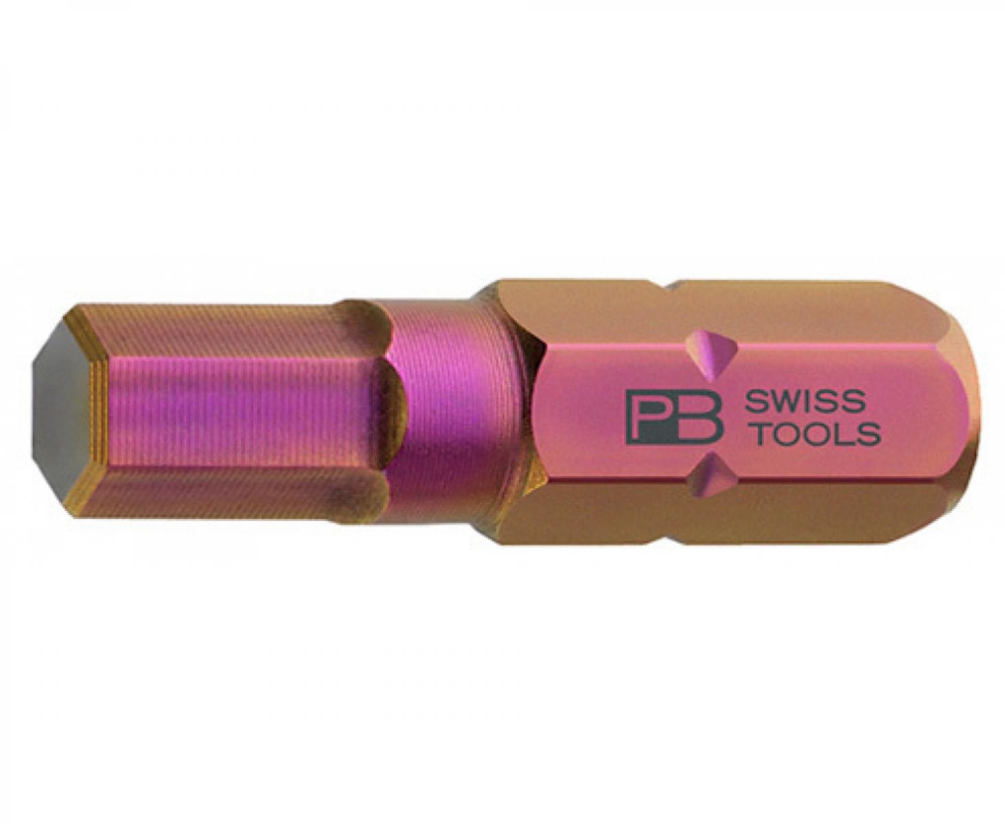 картинка Бита HEX PrecisionBits C6,3 дюймовая с внешним шестигранником 1/4" PB Swiss Tools PB C6.213Z-7/32 от магазина "Элит-инструмент"
