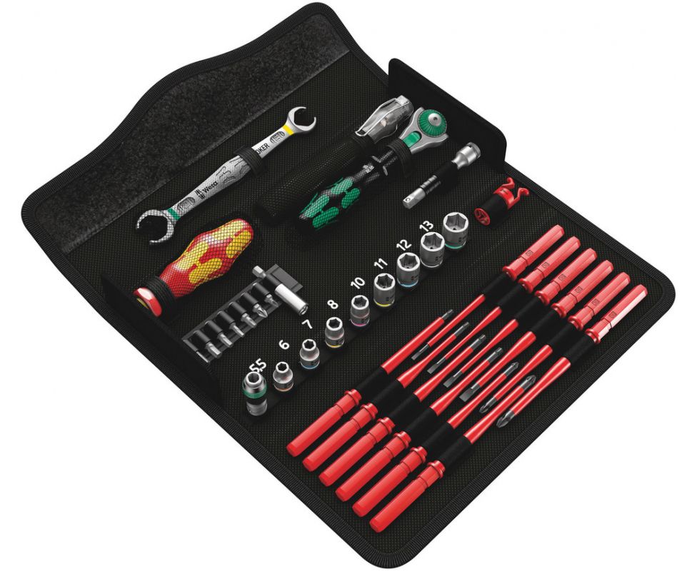 картинка Сумка с насадками Wera Kraftform Kompakt W 1 сервисный, WE-135926 от магазина "Элит-инструмент"