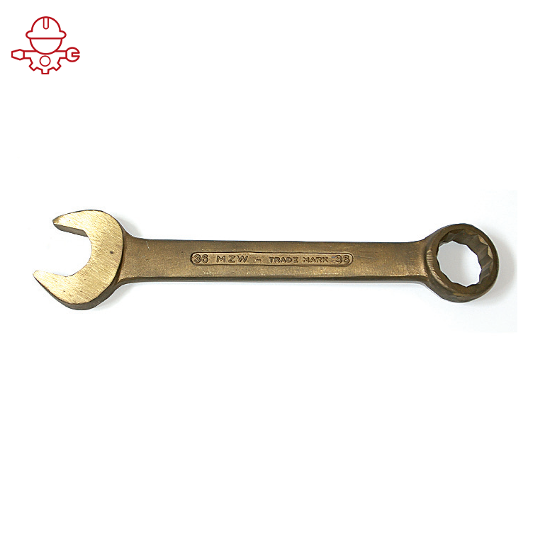 картинка Ключ комбинированный искробезопасный 21 мм, серия 023 MetalMinotti 023-0021 от магазина "Элит-инструмент"