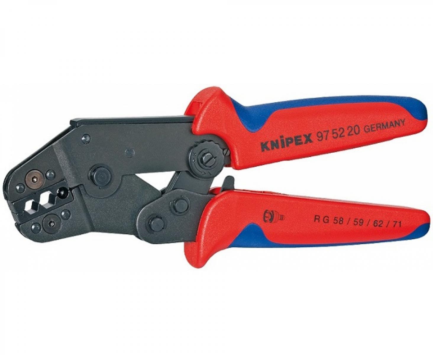 Клещи зажимные для опрессовки укороченная конструкция Knipex KN-975220