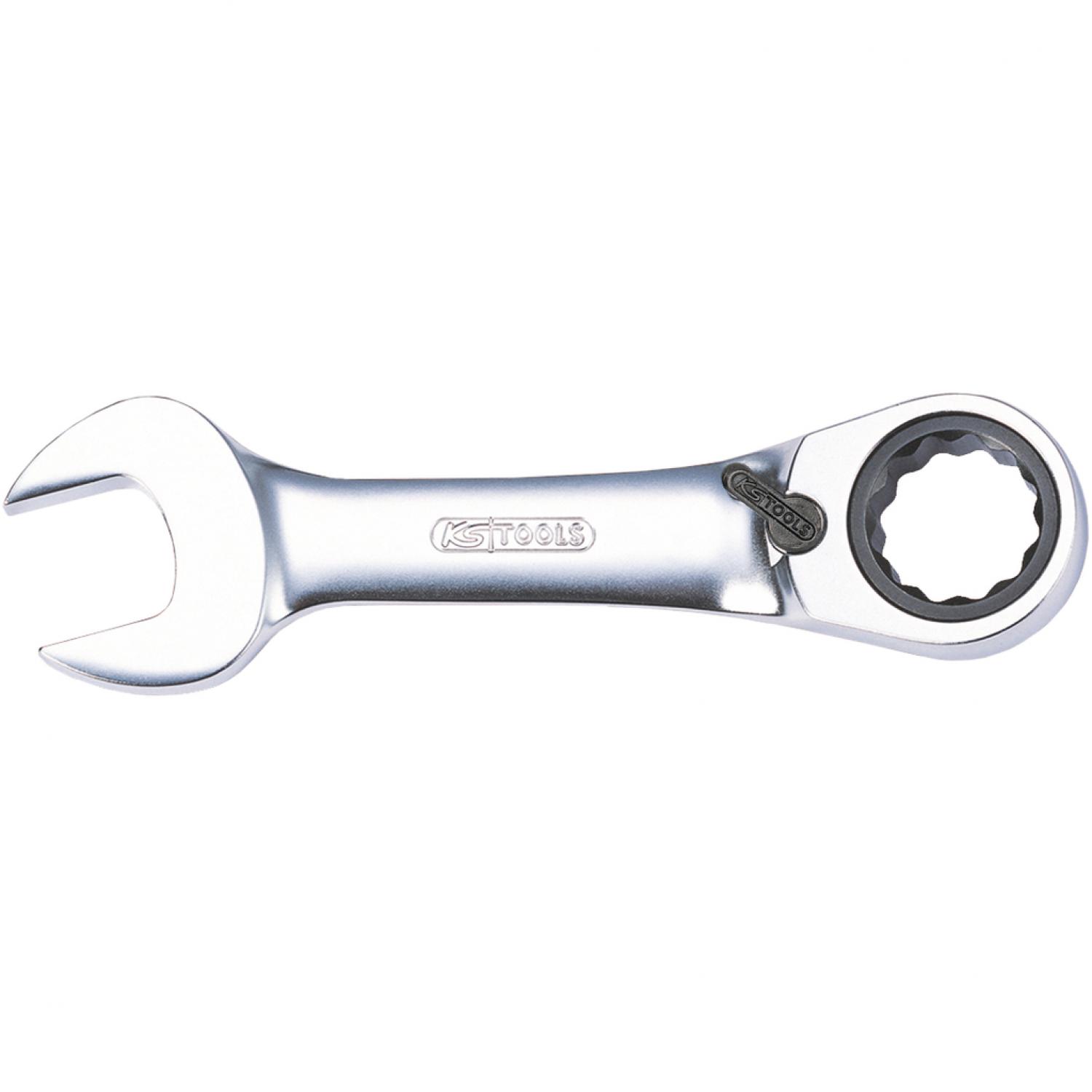 картинка Комбинированный ключ с трещоткой GEARplus, короткий, 12 мм от магазина "Элит-инструмент"