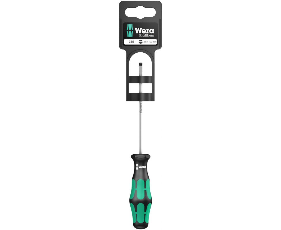 картинка Отвертка Wera Kraftform 335SB WE-100044 1.0 x 5.5 x 125 шлицевая от магазина "Элит-инструмент"