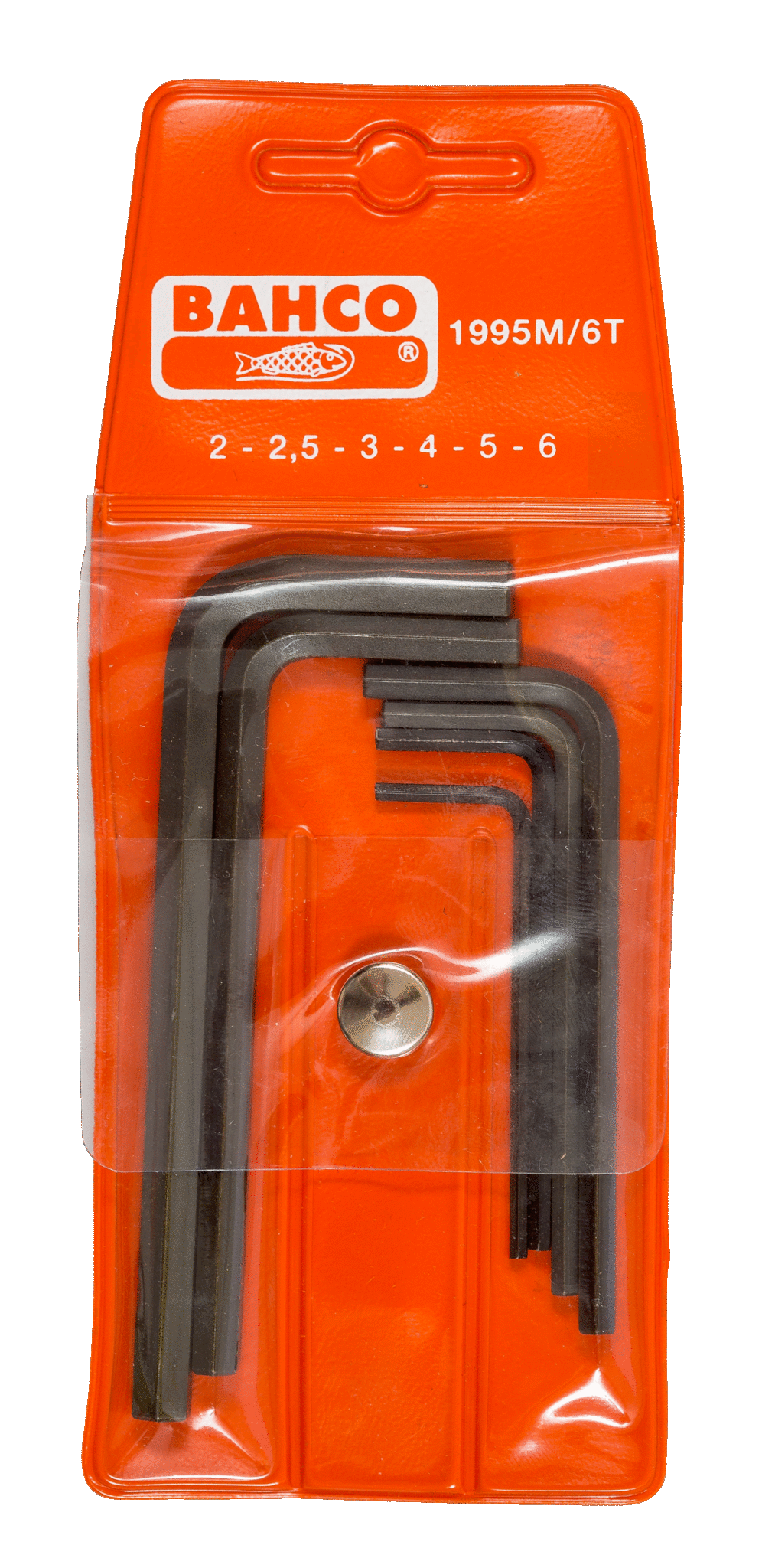 картинка Набор оксидированных шестигранников метрических размеров. 6 шт BAHCO 1995M/6T от магазина "Элит-инструмент"
