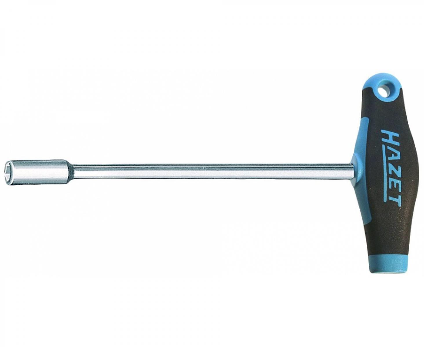 картинка Отвертка-торцовый ключ с Т-образной ручкой HEX Nut 13х230 мм Hazet 428-13 от магазина "Элит-инструмент"