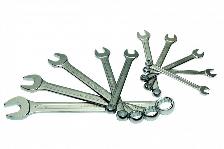 картинка Набор рожковых накидных ключей 8-22 мм, 10 шт от магазина "Элит-инструмент"