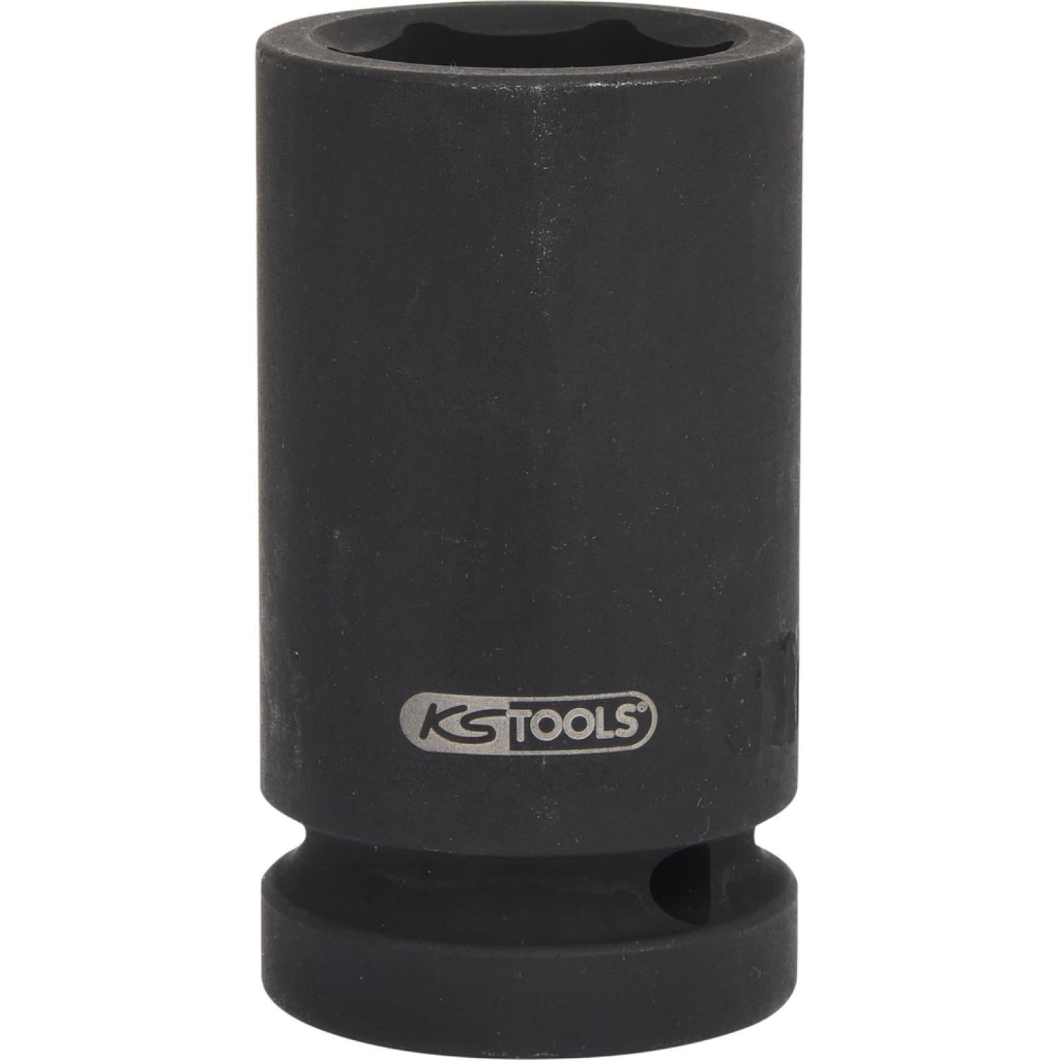 Шестигранная силовая торцовая головка 1'', длинная, 24 мм